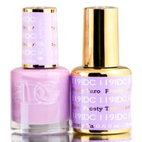 Frosty Taro DND DC Purple Gel Poljski Duo, gel lak 0. OZ + podudaranje noktiju Poljska boja 0. Oz, tratinčica