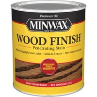 Minwa Wood Finish Penetring Fill, Red Mahagoni, Qt