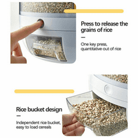 Rotirajuća cerealnim rižom za skladištenje u kontejner za sušenje žita W LID 10L