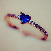 Frehsky prstenovi moda puni dijamantski ljubav imitacija cirkon zvona za djevojke i žene nakit pokloni