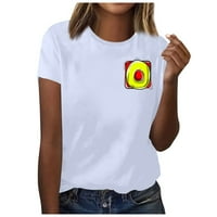 Vrhovi za žene Ljeto Ležerne prilike sa slobodnim printom Majice Okrugli vrat Pulover SHIrts S-XXL