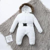 Odjeća za mališana odjeća Outerywer Romper kaput Topla jakna za bebe Snagetice Girls s kapuljačom Girls