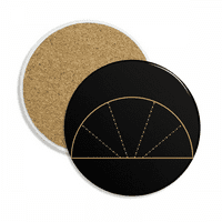 Sektor Totem Geometry Simbol Coaster Cup Šalica za zaštitu stola upijajući kamen