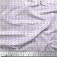 Soimoi viskoza šifon tkanina Geometrijska kocke za kocke Ispis tkanina sa širokim dvorištem