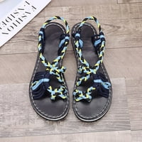 Sandale o klirensu, ljetne sandale Ljetne dame Flip-Flops ravne pete Bohemijske rimske sandale Ležerne