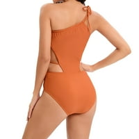 Žene Print bikini kupaći kostim napunjeni grudnjačkim kupaćim kostima za kupalište narančasta