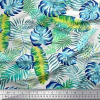 Soimoi pamučna kambrička tkaninska tkanina ostavlja tropsko ispis tkaninu sa širokim dvorištem