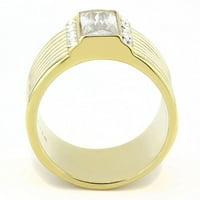 Zlatni Larrge ženski prsten 316L nehrđajući čelik Anillo Color Oro para mujer acero inoksidljiv