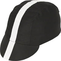 PACE Sportska odjeća klasična biciklistička kapa: crna sa bijelom trakom, XL