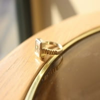 Loas - Rodium sterling srebrni prsten sa AAA razredom CZ u Clear