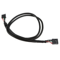2. 9-pinski muški do 9-polni ženski USB produžni kabel-crni olovo 0