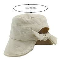 Luk čvor Fisherman Hat za žene Svestrana kravata Ponytail Basinski šešir Modni podesivi putni pribor
