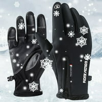 Xinqinghao Rukavice za ležerne rukavice zadebljane su u jesen i zimskim toplim i udobnim dodirnim rukavicama