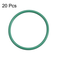Fluorni gumeni O prstenovi, od, unutarnji promjer, gust, brtvena brtva zelena