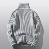 FABIURT mužjak jesen i zimski vuneni džemper okrugli izrez pulover košulje za dno sve odgovarajući visoki