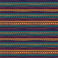 Tribalni prekrivač pokrivač, prugasti uzorak bogat meksički folklorski tisak boja, ukrasna posteljina