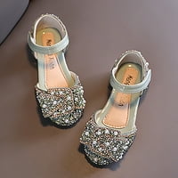 SNGXGN Girls Mary Jane cipele Casual Princess Flats Niske potpetice za školsku zabavu Vjenčana djevojačka
