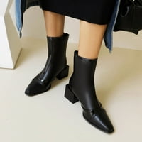 Čizme za žene Midrange zimski kožni otvor za šivanje sa rukom patchwork boot-boot