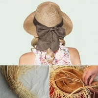 Cathery Women Slamna kapa za šešir Summer Beach Beachwear Hat