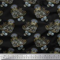 Soimoi Rayon Crepe tkanina umjetnička paisley ispis tkanina sa širokim dvorištem
