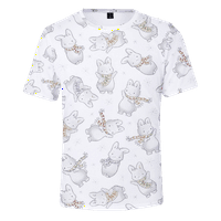 Uskršnja grafička majica i omladinska majica, šareni cvjetni jaja stablo smiješni zeč casual top