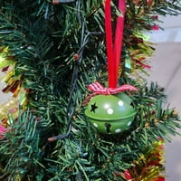 Handeo set Jingle Bell-otporno na željeznički žičani žičari za viseći drveni ukrasi za Božić