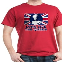Cafepress - Queen Elizabeth II: Long uživo QU tamna majica - pamučna majica