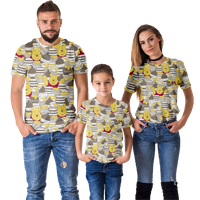 Majica Porodična odijela Winnie The Pooh T Majica Grafički elegantan kratki rukav Crt Majica Majica