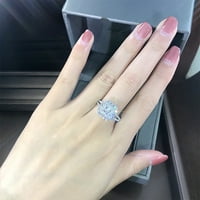 Yuehao prstenovi prekrasni vjenčani prstenovi žene nakit bijeli prstenovi 10 prekrasni ring legura u