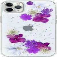 Dizajniran za iPhone Pro Presed Closet futrola Slatko Bling Glitter Sparkle Clear sa dizajnom Mekani
