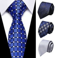 Mairbeon Business Tie Podesiva čvrstina Sredstva za vez lagano mladoženja kravata ukrasna multi stilova