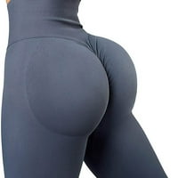 Gakvbuo Zimske gamaše za žene tijesne termičke hlače Duksevi za žene Žene vježbaju gamaše fitness sportski