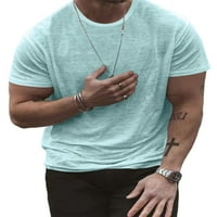 Leuncero Muška majica vlagu Wicking Ljetni vrhovi kratkih rukava s majicama Muška moda Basic Tee Loot