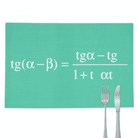 Logaritc izračunavanje matematičkih formulacija placematske jastučiće kuhinja tkani toplinski otporni