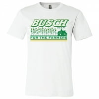 Busch pivo za poljoprivrednike Bijela boja majica-3xlarge