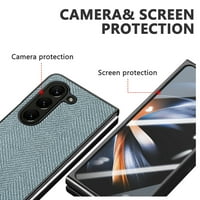 Kompatibilan sa Samsung Galaxy Z Fold futrolom, luksuzno zaštita šarke + čelični zaslon Poklopac ultra