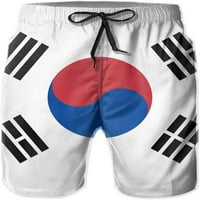 Muška zastava Koreje kupaćih trupa Brzo suho ljeto Surf Plaže Kratke hlače sa džepom crtež s-3xl