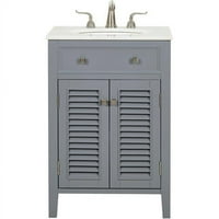 Elegantna rasvjeta u. Cape Cod Jednokrevetna kupaonica Vanity set, siva