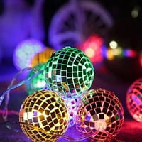 Moocorvic LED žičare Svjetlo Zrcalo Steckalica za refleksiju za vjenčanje Nova godina Božić DJ Disco