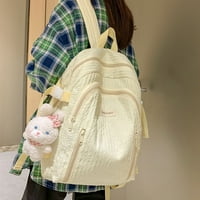 Taize Studentski ruksak veliki kapacitet vodootporan modno slovo od solidne boje djevojke tinejdžerke