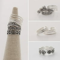 Prsteni unizovanja Trendy Fashion Folk-Custom Legura Postavljanje Geometrijski primorci za prstenje