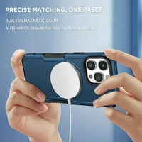 Nalacover za iPhone PRO MA - Zaštita od padavine vojske, kompatibilan sa magsafe silikonom i dvostrukim