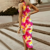 Novogodišnje resetiranje, Poropl klirenske haljine za žene ispod $ Plus size Sexy Ruched Bodycon Ljeto