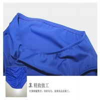 Royal Blue Bikini set visokog struka Ruched Womensuits Plus size Dvoetalni kupaći kostimi ostavlja tisak