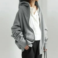 Novi proizvodi Zimski kaputi za žene Ženske jakne zazor PRODAJA Ženska puni boja dugih rukava dugim