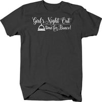 Djevojkov noćni ulaz za Bunco Bell Dice Game Majica Srednja tamno siva