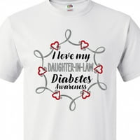 Inktastic Volim svoju košulju za svijest o dijabetesu sa ćerkom