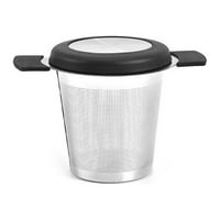 Tea od nehrđajućeg čelika za infuziranje filtera Košarica Fine Mesh Tea Cjedilo sa poklopcem ručke