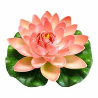 Umjetni lotos cvijeće Vodene ljiljane za jelovo za bazen Realistična plutajuća pjena Lotus cvijeće sa