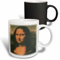 3Droza Mona Lisa, čarobna transformatorska krigla, 11oz